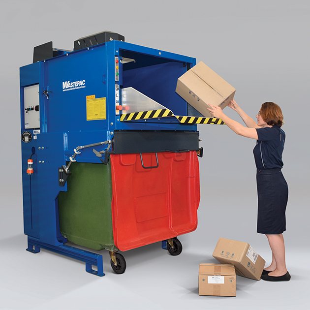 The Bergmann APS1100 Roto Compactor is suitable for recyclable wastes and residual wastes