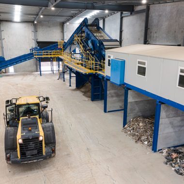 Rowcon Recycling facility with CRS equipment for C&D waste recovery