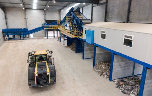 Rowcon Recycling facility with CRS equipment for C&D waste recovery