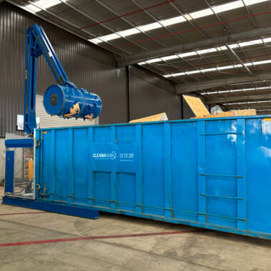 roll packer on site