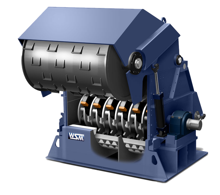 WSM horizontal grinder transparent